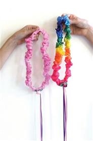 Sarah\'s Silks hårbånd - regnbue