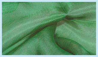 Silke stykke, Plantefarvet 90 x 200 cm - Grøn