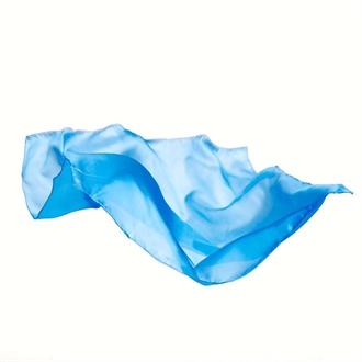 Sarah\'s Silks Legesilke 90 x 90 cm - sky blue