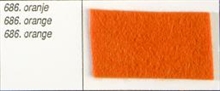 Filt 350 g, 20 x 30 cm<br /> 10 stk, Orange