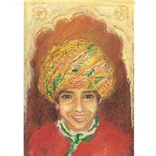 Postcards M.v.Zeyl - Rajasthan Boy - 5 stk.