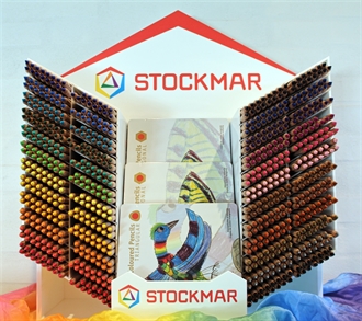 Stockmar farveblyanter<br />Display i acryl med fuldt sortiment